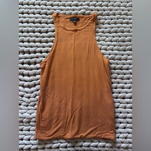 J. Crew Sleeveless Brown Muscle Tee